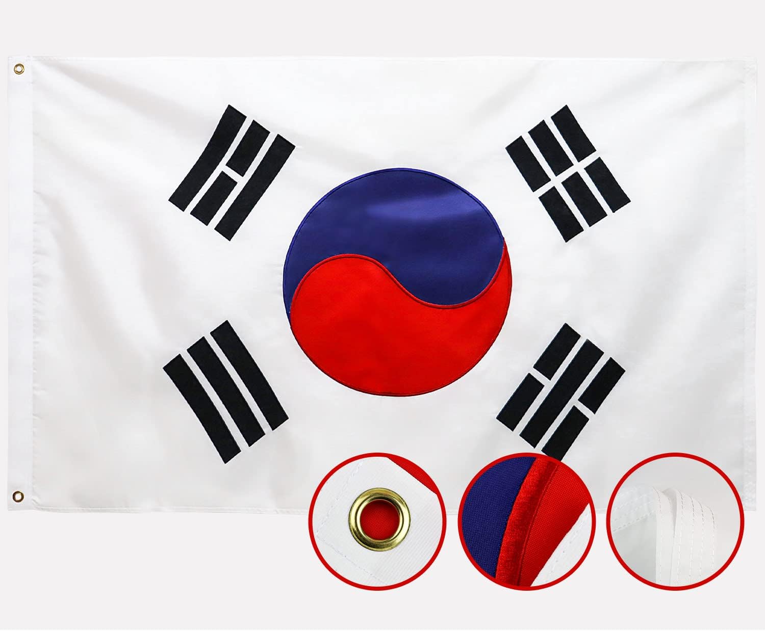 钢城韩国国旗 3x5ft
